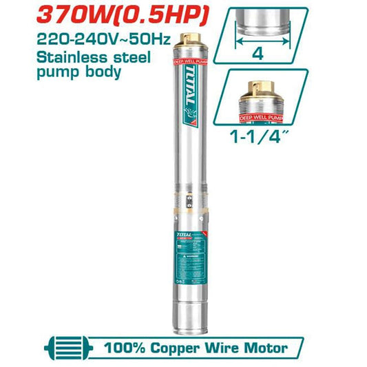 ტუმბო ჭის H=48, 370ვტ TOTAL TWP53701