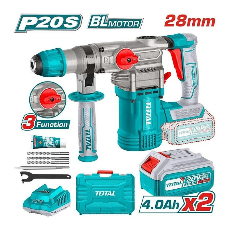 აკ. პერფორატორი 20ვ, 4,5ჯ, 28მმ