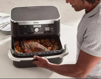 აეროგრილი 10.4ლ - Ninja AF500EU შავი/ვერცხლისფერი