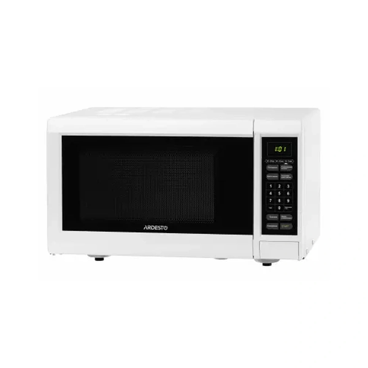 ARDESTO GO-E923W — მიკროტალღური ღუმელი (23L / 900W, თეთრი)