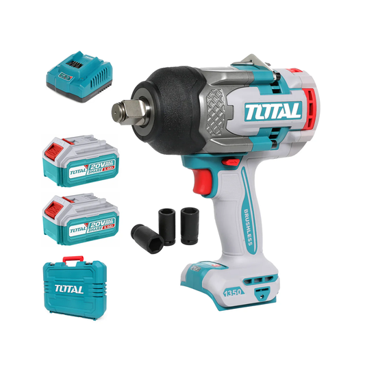 ქანჩდამჭერი TOTAL TIWLI20135E Li-Ion 20V (გაიკავიორტი) 1350  ნიუტონი