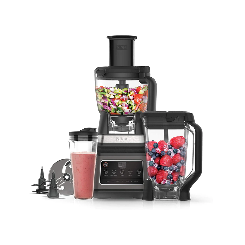 სამზარეულოს კომბაინი Ninja BN800EU 3-in-1 Food Processor with Auto IQ Gray