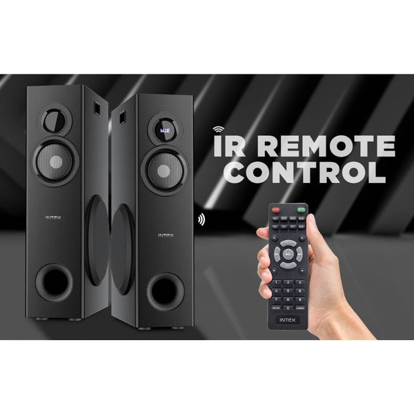 აუდიო Tower დინამიკი-მიკროფონით - INTEX  Tower Speakers TW-11803 FMUB