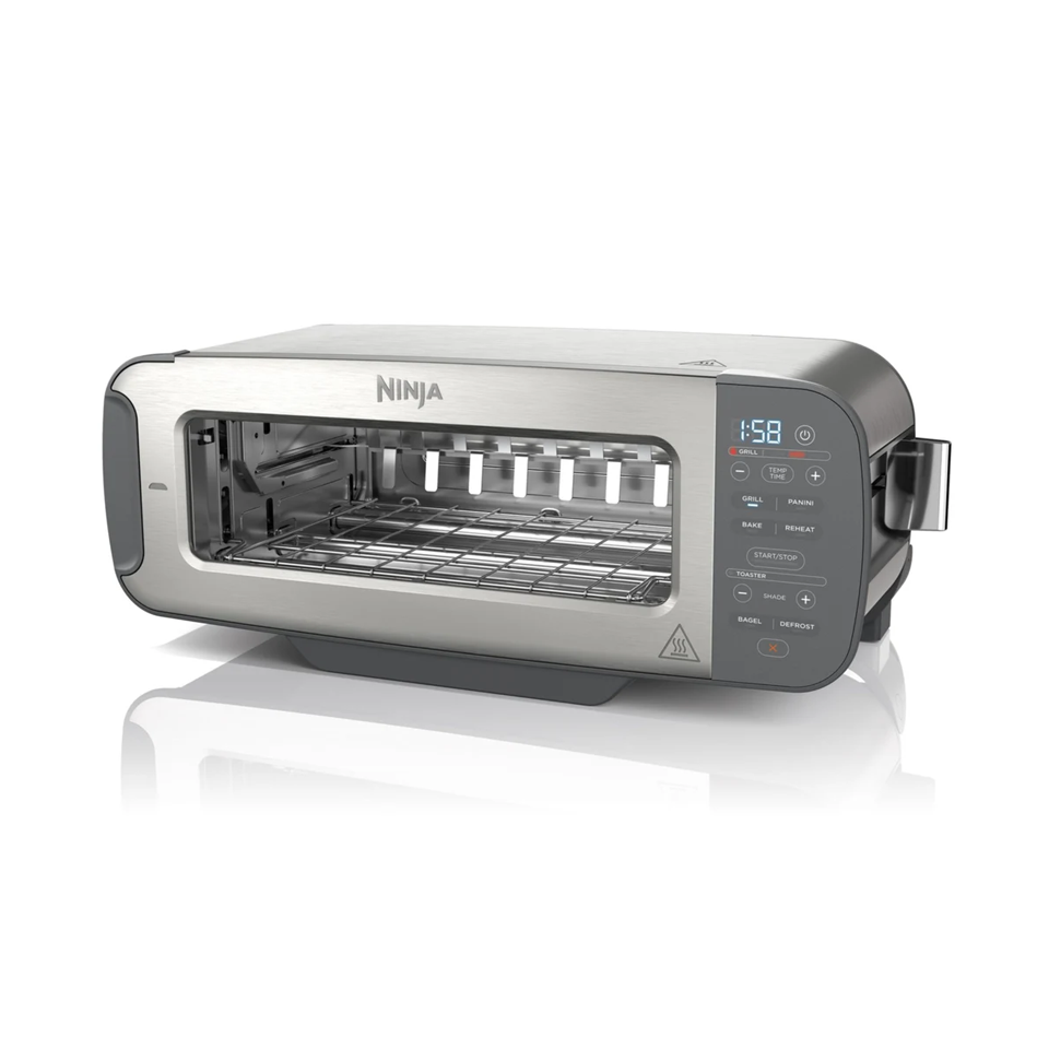 ტოსტერი Ninja ST202EU 3-ში-1 – ვერცხლისფერი/შავი