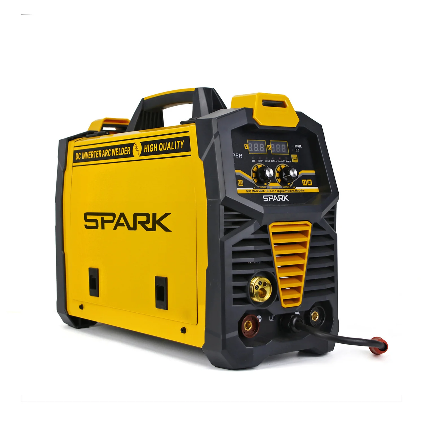 ინდუსტრიული კემპის და შედუღების აპარატი, MIG/MAG/MMA/TIG 4 ფუნქციით - SPARK MIG300 SUPER (გაზით და გაზის გარეშე)