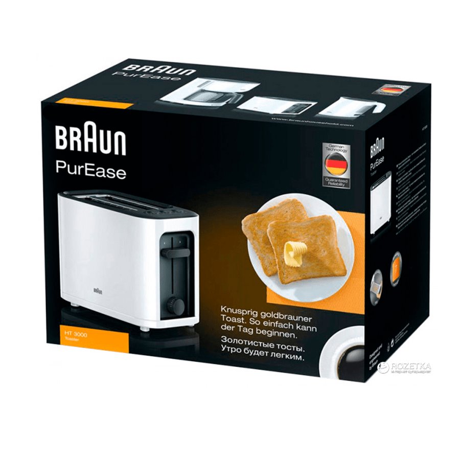ტოსტერი BRAUN HT3000WH