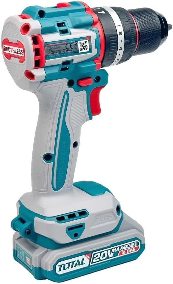 აკ. ბურღი სახრახნისი 20ვ, 66ნმ TOTAL TDLI20668