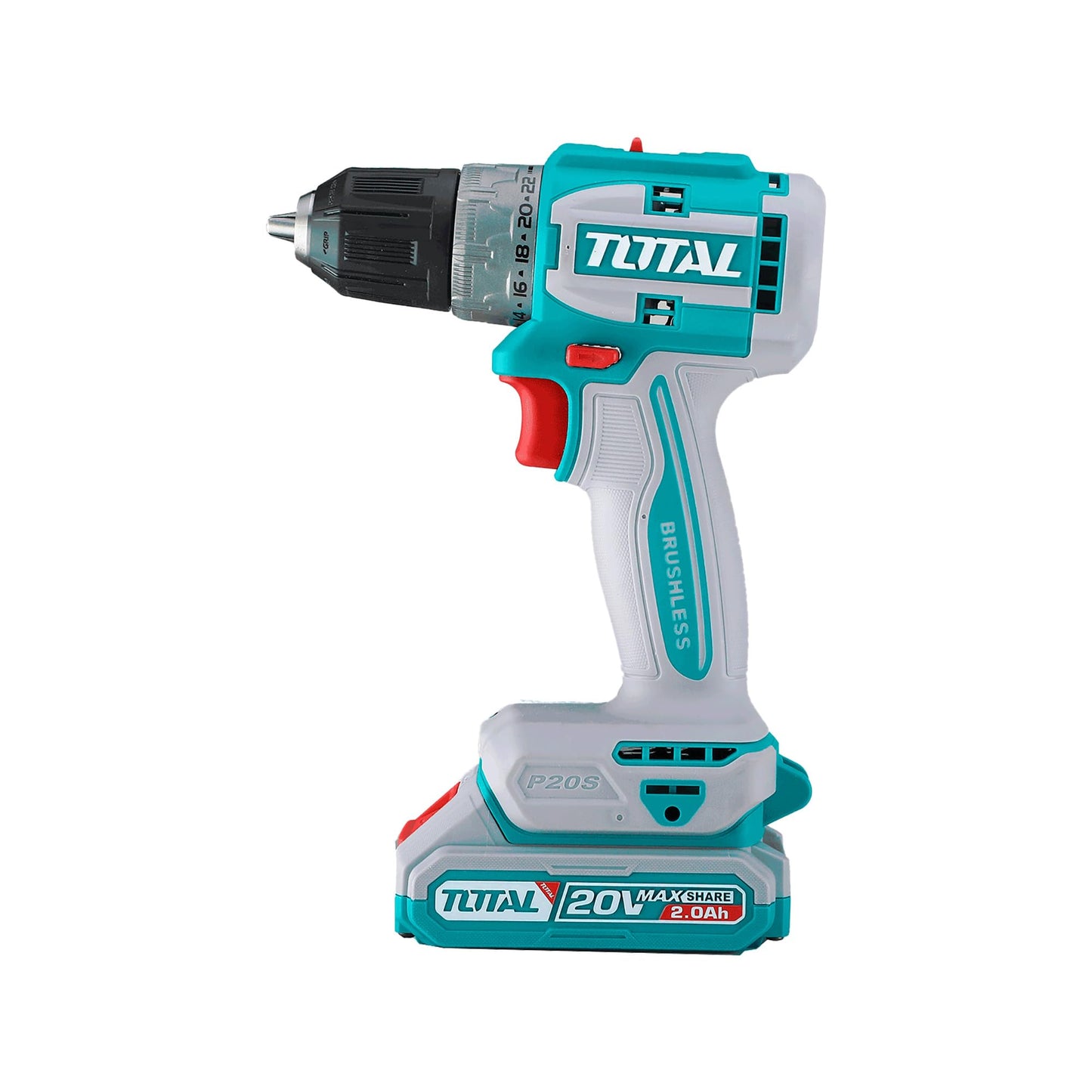 TOTAL TDLI20453 აკ. ბურღი სახრახნისი 20ვ, 52ნმ