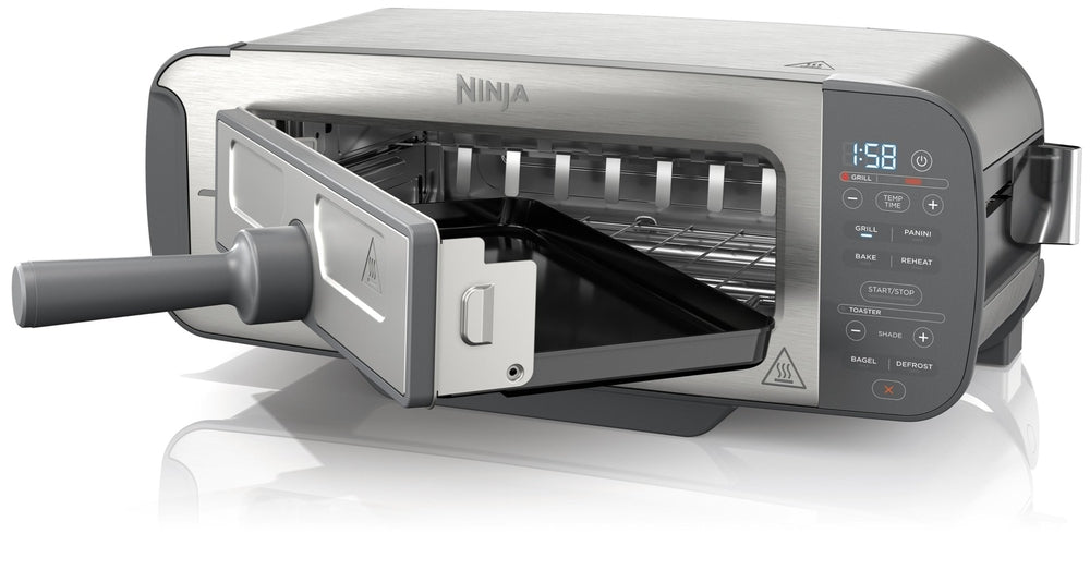 ტოსტერი Ninja ST202EU 3-ში-1 – ვერცხლისფერი/შავი