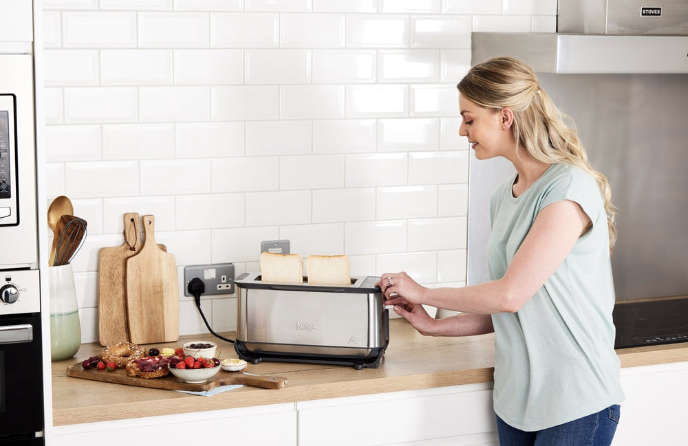 ტოსტერი Ninja ST202EU 3-ში-1 – ვერცხლისფერი/შავი