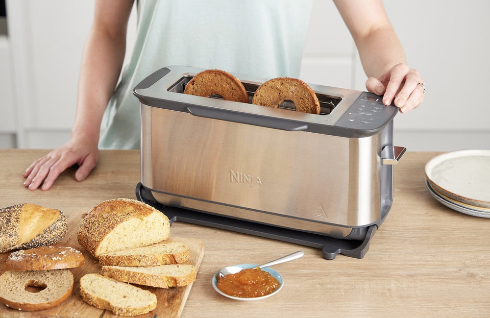 ტოსტერი Ninja ST202EU 3-ში-1 – ვერცხლისფერი/შავი