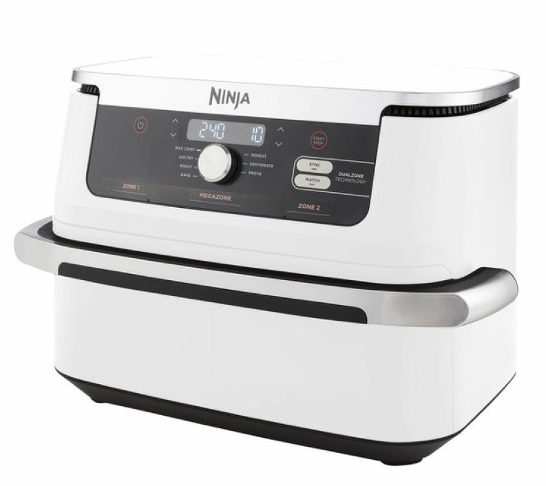 აეროგრილი Ninja AF500EUWH Dual Zone Air Fryer 10.4L White/Silver