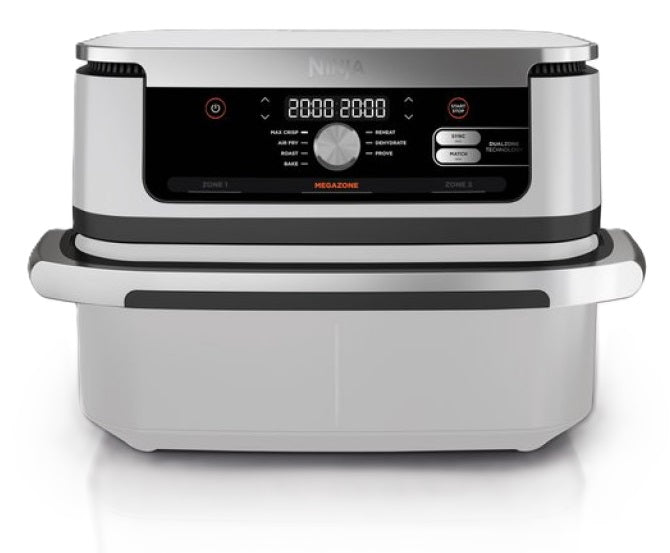 აეროგრილი Ninja AF500EUWH Dual Zone Air Fryer 10.4L White/Silver