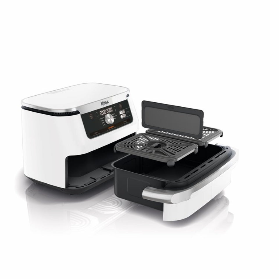 აეროგრილი Ninja AF500EUWH Dual Zone Air Fryer 10.4L White/Silver