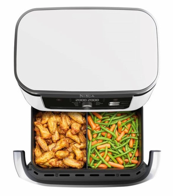 აეროგრილი Ninja AF500EUWH Dual Zone Air Fryer 10.4L White/Silver