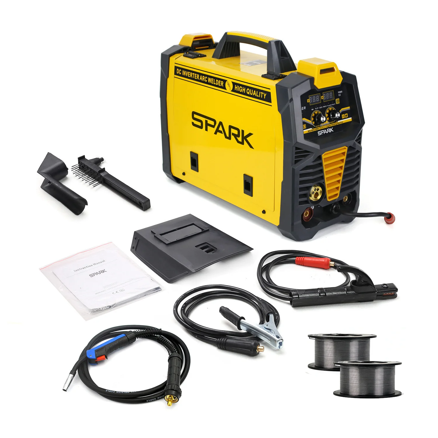 ინდუსტრიული კემპის და შედუღების აპარატი, MIG/MAG/MMA/TIG 4 ფუნქციით - SPARK MIG300 SUPER (გაზით და გაზის გარეშე)