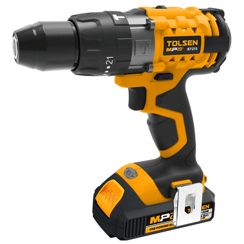 TOLSEN TOL2207-87215 ელექტრო სახრახნისი ჩაქუჩი MP20V