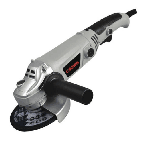 CROWN CT13293-კუთხლივ სახეხი ხელსაწყო  ბარგალკა  125mm სიჩქარის მარეგულირებლით