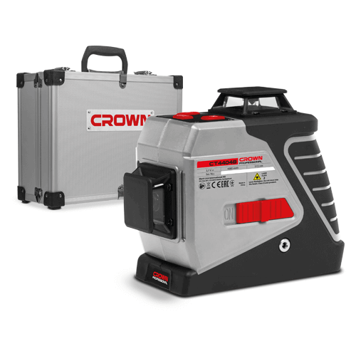 CROWN CT44048 MC-ლაზერული თარაზო 360°, 30M