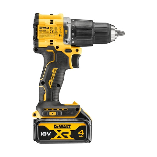 Dewalt DCD100YM2T-QW ელ.სახრახნისი 18V 4.0Ah Kit