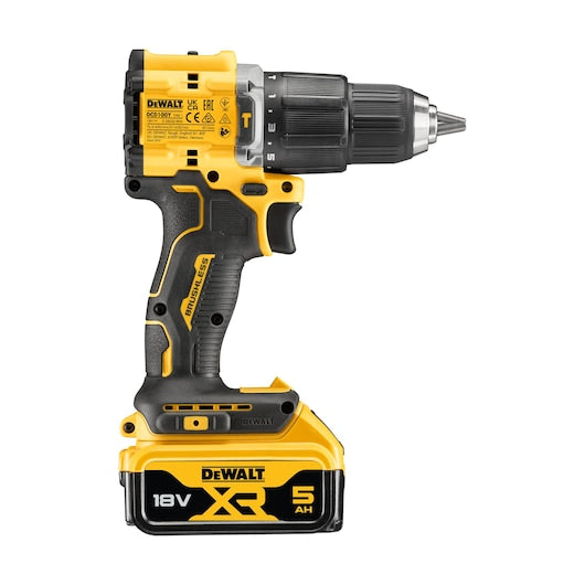 Dewalt DCD100YP2T-QW ელ.სახრახნისი 18V 5.0Ah Kit