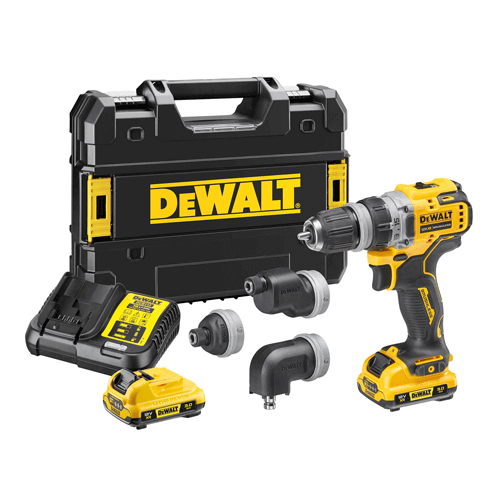 Dewalt - DCD703L2T-QW ელ.სახრახნისი მრავალფუნქციური 12V;2 x 3Ah