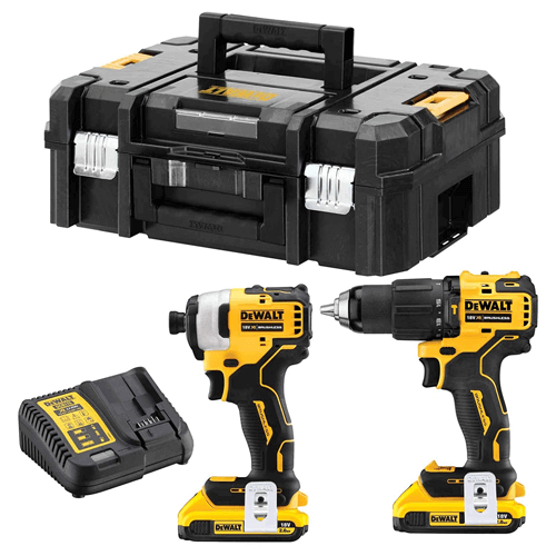Dewalt DCK2062D2T-QW ელ.ხრახნმჭერის  ნაკრები 2ც-იანი XR 18V