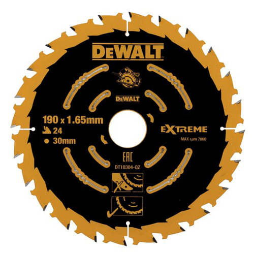 Dewalt DT10304-QZ მეტლახის საჭრელი დისკი 190x30x24T EXT Corded SWBLD