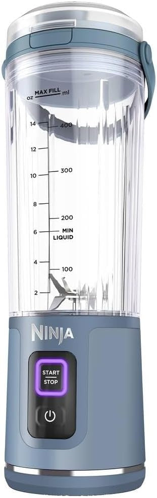 Ninja BC151EUNV – პორტატული ბლენდერი და სმუზის დასამზადებელი, ლურჯი