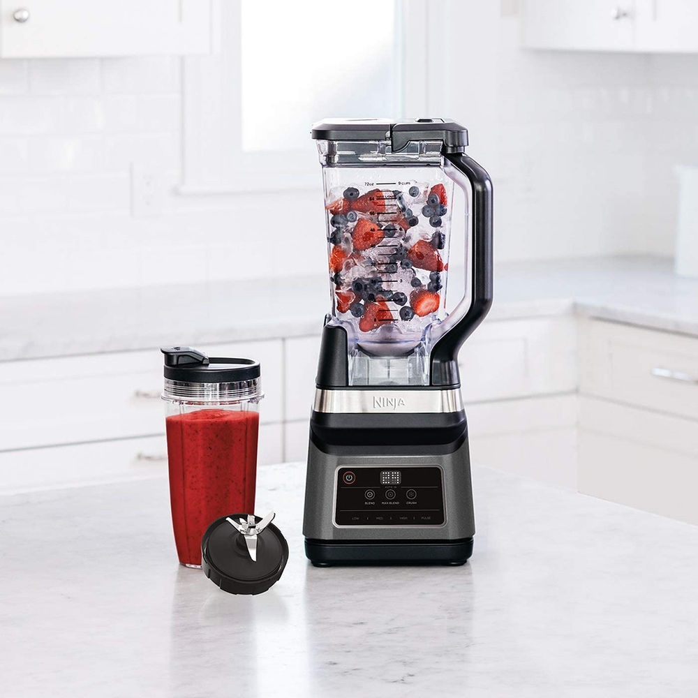 ბლენდერი Ninja BN750EU 2-in-1 Blender with Auto IQ Gray
