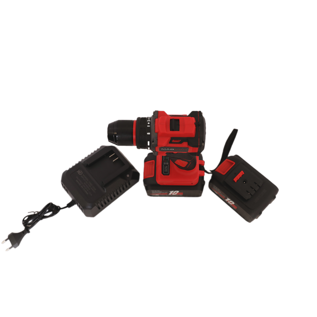 Maovon - უნახშირო აკ.ბურღი & სახრახნისი 10-100ნმ (2 ლითიუმის ელემენტით 4.0AH)