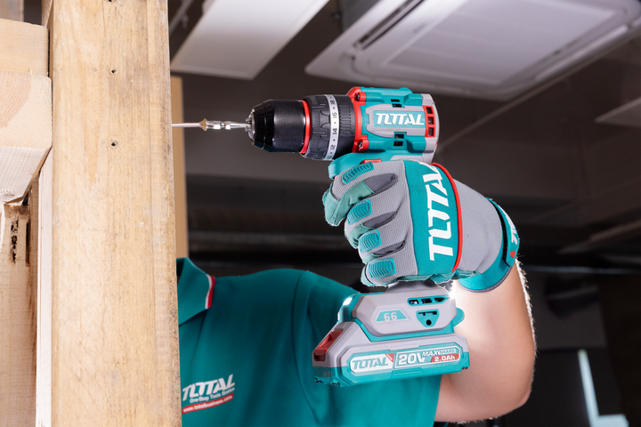 აკ. ბურღი სახრახნისი 20ვ, 66ნმ TOTAL TIDLI206681 - ელემენტების და დამტენის გარეშე