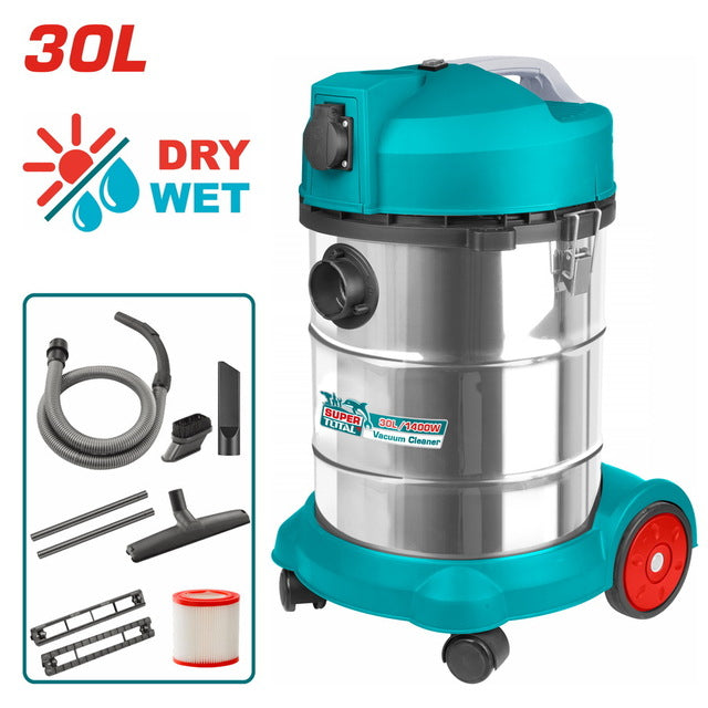 სამრეწველო მტვერსასრუტი TOTAL TVC14301 1400W / 30L