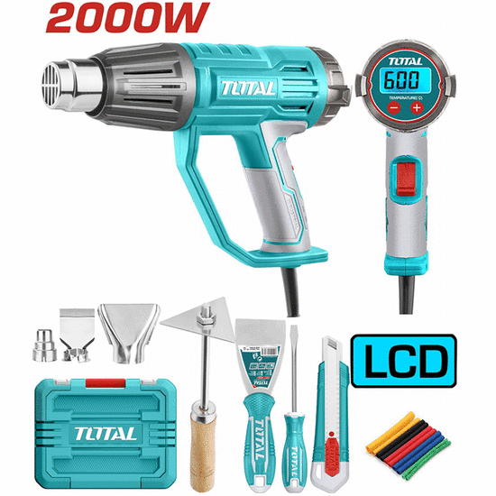 ტექნიკური ფენი TOTAL TB200561 (2000 W, 600°C)