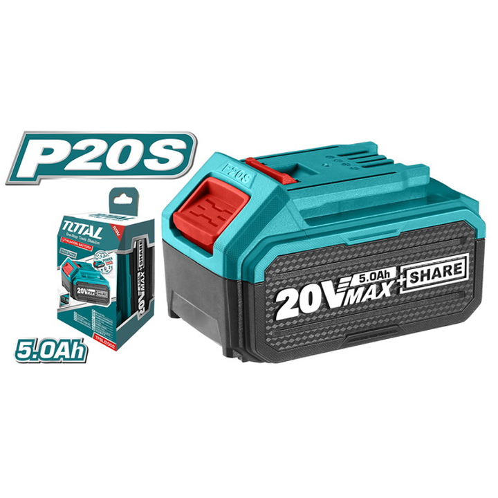 TOTAL TFBLI2053 სახრახნისის აკუმულატორი 5 ამპერი / 20 ვ