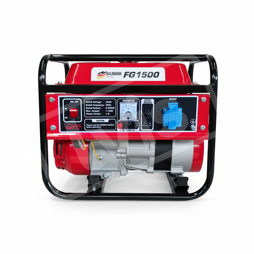 გენერატორი ბენზინი, 1.1KW - BAUMANN FG1500