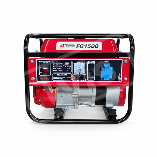 გენერატორი ბენზინი, 1.1KW - BAUMANN FG1500