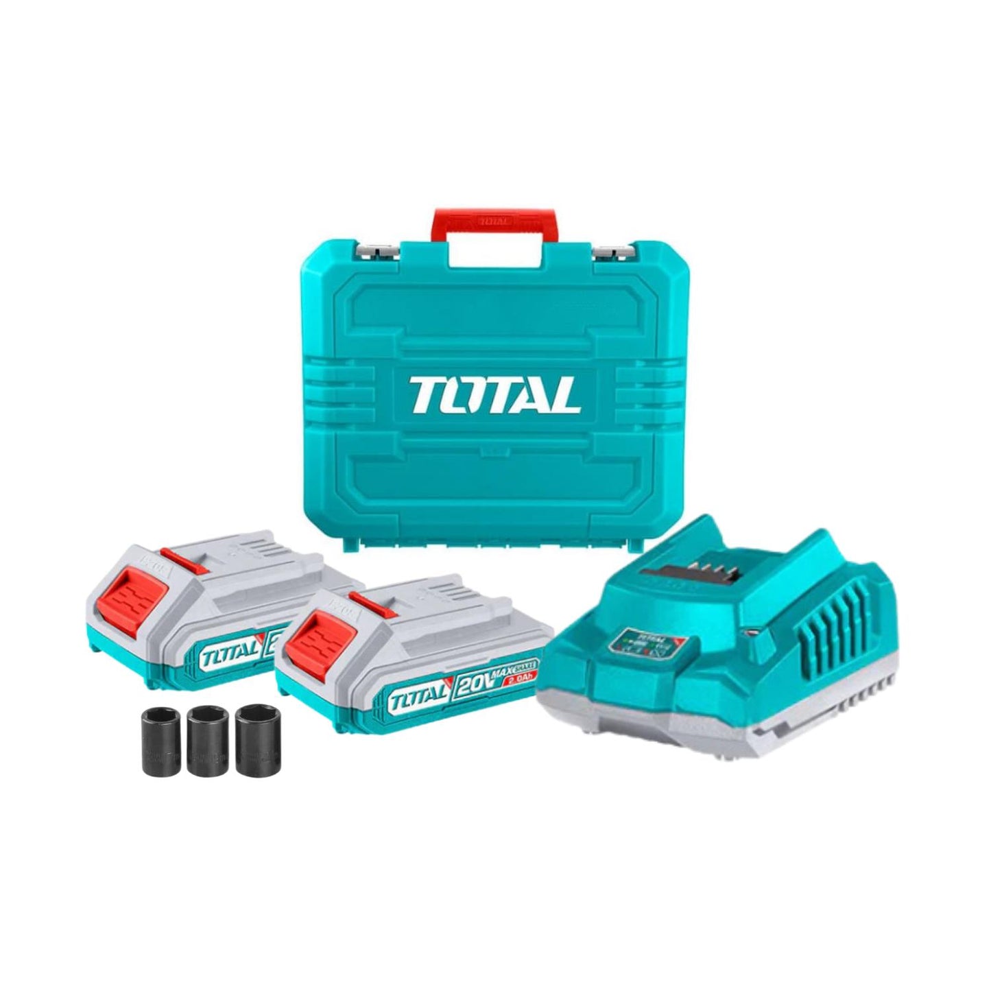 აკ. ქანჩის გასაღები TOTAL TIWLI2040 Li-Ion 20V (გაიკავიორტი) 400 ნიუტონი