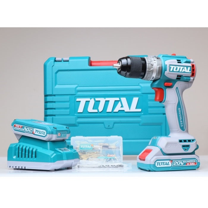 აკუმულატორული ბურღ-სახრახნისი TOTAL TDLI20602