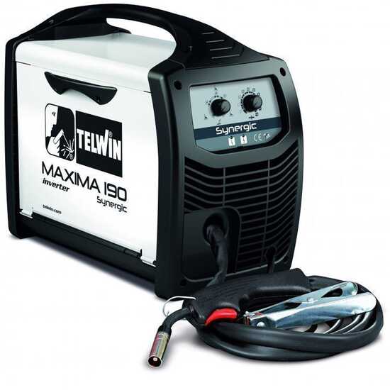 Telwin Maxima 190 Synergic – პროფესიონალური ინვერტორული ნახევრადავტომატი (MIG-MAG/FLUX/BRAZING)