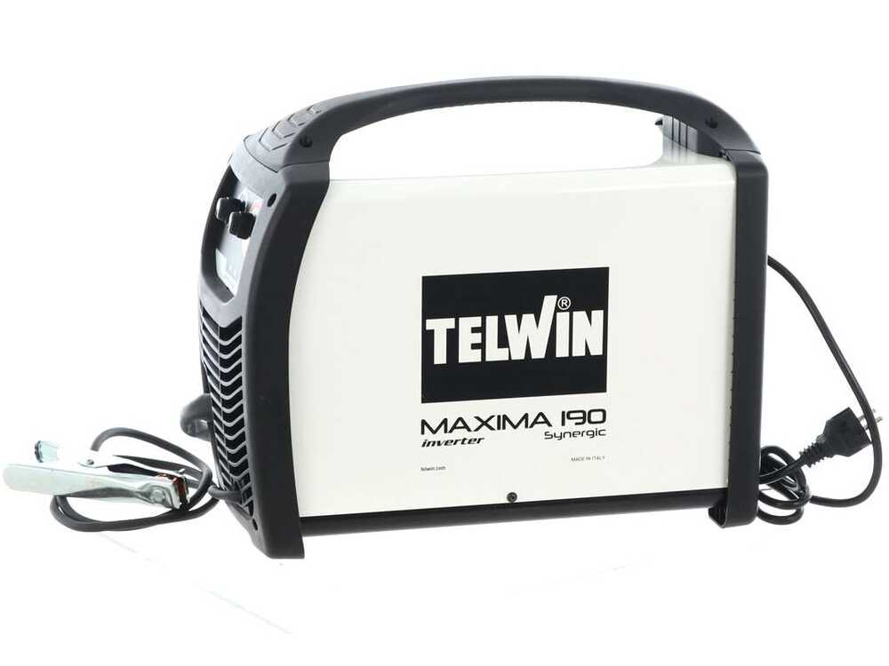 Telwin Maxima 190 Synergic – პროფესიონალური ინვერტორული ნახევრადავტომატი (MIG-MAG/FLUX/BRAZING)