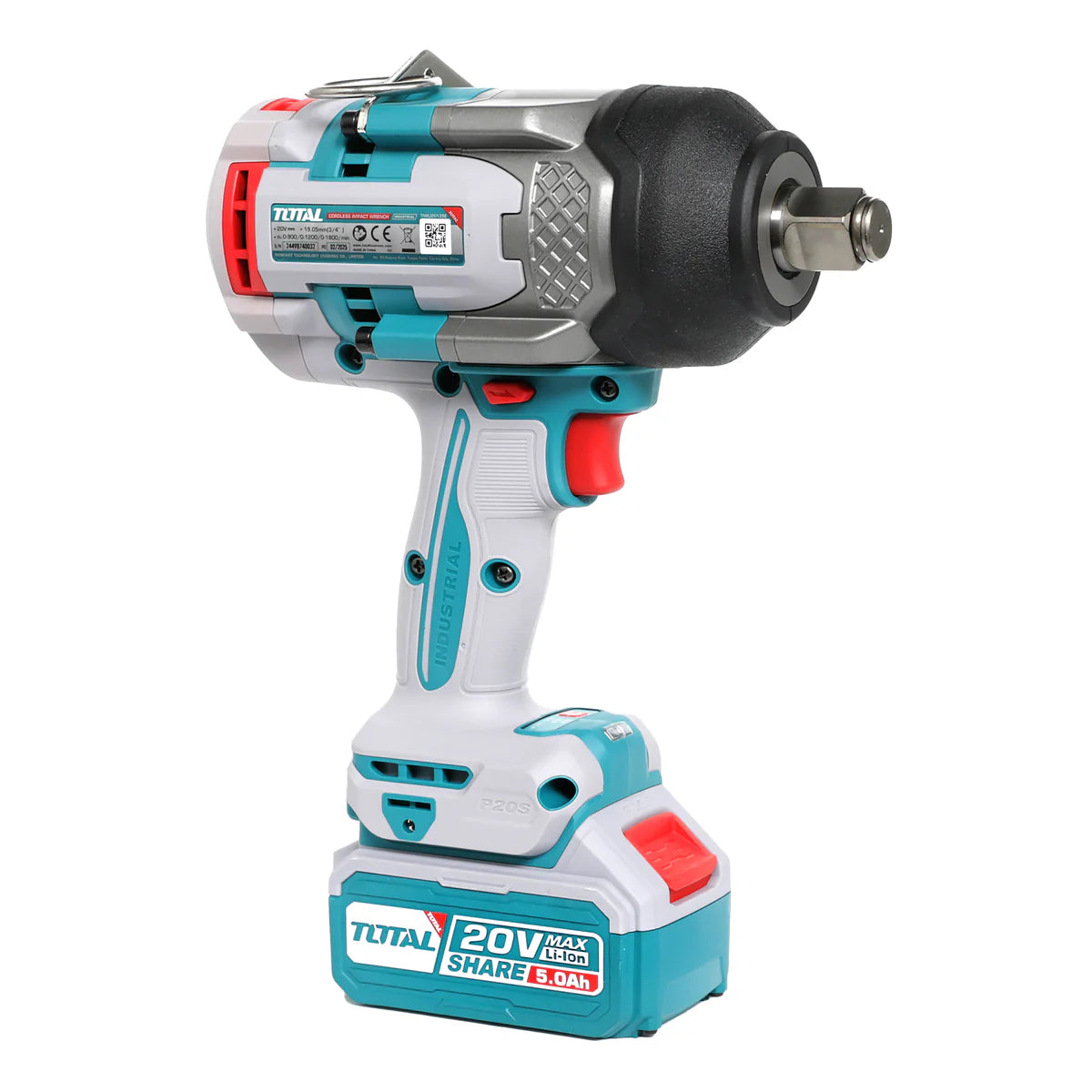 ქანჩდამჭერი TOTAL TIWLI20135E Li-Ion 20V (გაიკავიორტი) 1350 ნიუტონი