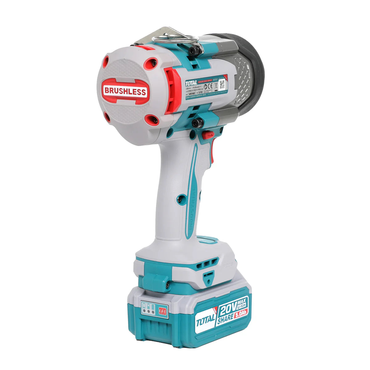 ქანჩდამჭერი TOTAL TIWLI20135E Li-Ion 20V (გაიკავიორტი) 1350 ნიუტონი