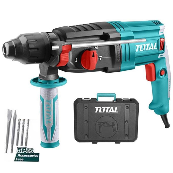 ელ. პერფორატორი TOTAL TH309288 (950 W, 2.5 J, SDS Plus)