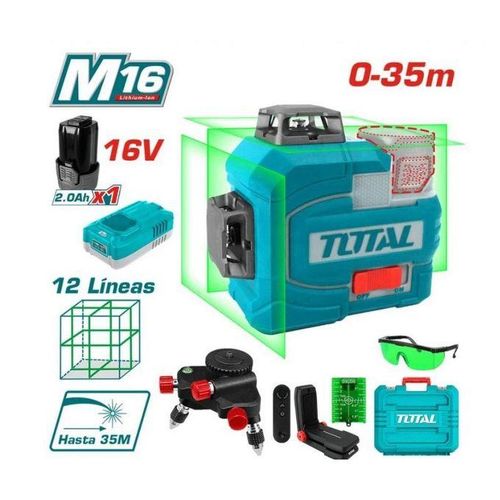 Total Tools TLL301201E – აკუმულატორიანი ლაზერული ნიველირი (ინდუსტრიული)
