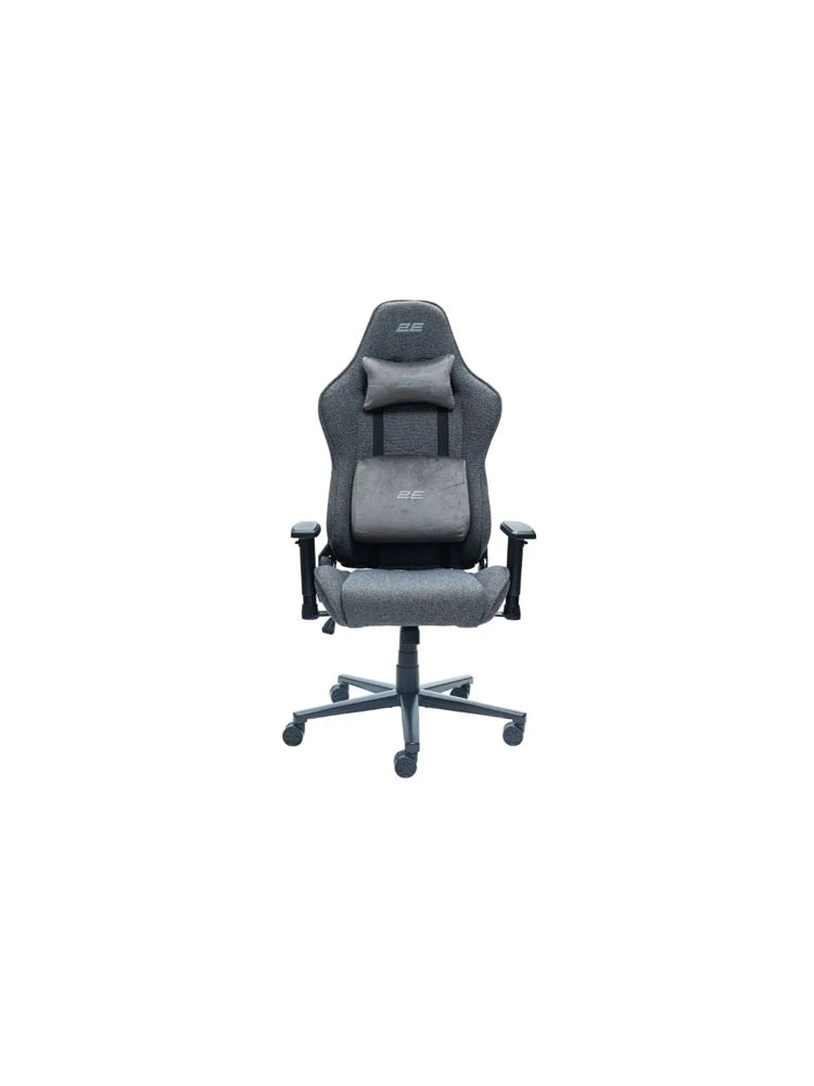 გეიმერული სავარძელი 2E GAMING Chair BUSHIDO Lite, fabric, 2D-Armrests, dark grey