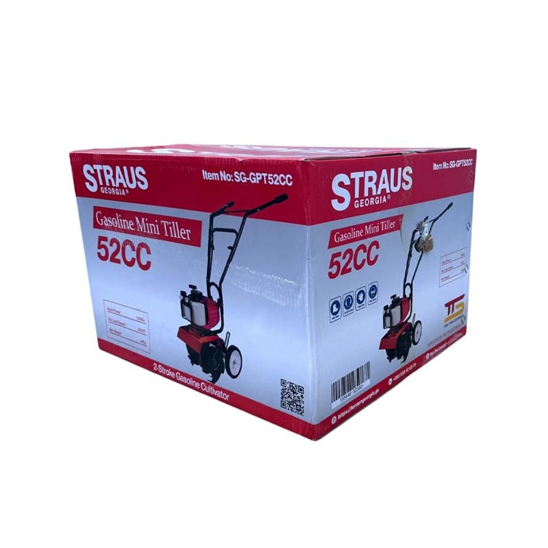 მინი კულტივატორი ბენზინზე 52CC STRAUS SG-GPT52CC
