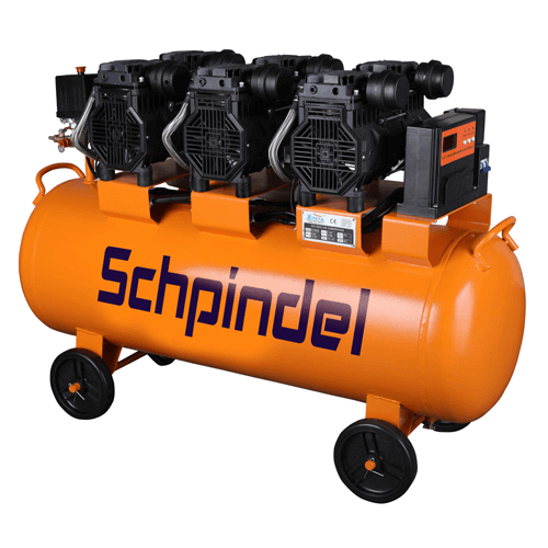 Schpindel ჰაერის კომპრესორი ზეთის გარეშე 100L 1600w