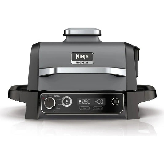 Ninja OG701EU WoodFire – მრავალფუნქციური გარე გამოყენების აეროგრილი და აეროფრაიერი