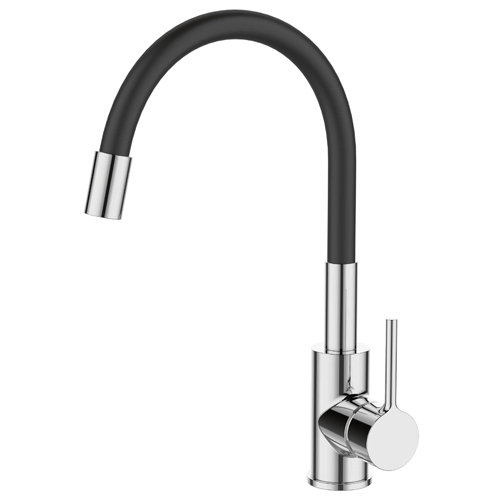 Kettler Premium-82474 სამზარეულოს შემრევი სილიკონის ცხვირით (BLACK) PRO